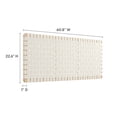 thumbnail image 6 of Headboard, Queen Size, Natural Beige, Vegan Leather, Bedroom, Modern Contemporary HB36760, 6 of 7