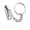 White, variant on Mini Foldable Keychain Utility Knife, Portable Pocket Cutting Tool For Package Opening, Daily Use And Creative Gift Choice