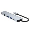 thumbnail image 4 of Base de expansión compatible con HDMI 6 en 1 Adaptador de concentrador USB 3.0 para portátiles Tablet Ipad, 4 of 6