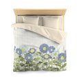 thumbnail image 1 of Sunflower Field Microfiber Duvet Cover in Blue, 1 of 3