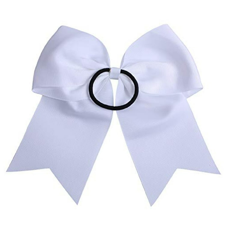 Big Cheer Bows Cheerleading Hair Bow Lot Cute Ribbon Cheap Blanks Custom  White