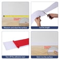 thumbnail image 2 of Flexible Baseboard Molding Trim 4 in x 40 Ft, Peel-and-stick Flexible Self-adhesive Rubber Wall Base Trim, Vinyl Baseboards With Grooved Bases, Suitable For Garages, Cabinets, Flooring,White, 2 of 7