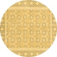 thumbnail image 1 of Ahgly Company Indoor Round Oriental Brown Traditional Area Rugs, 8' Round, 1 of 4