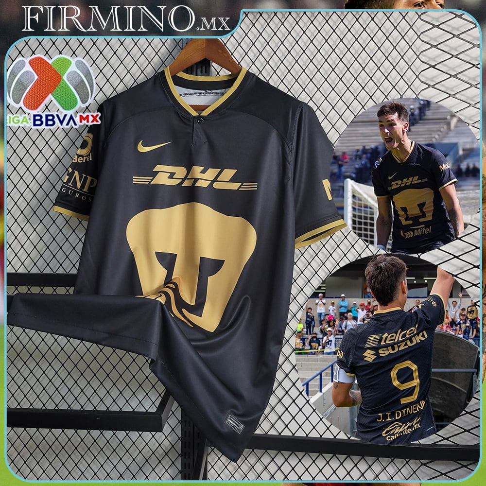 2022 2023 Jersey Pumas UNAM Tercero Camiseta de Futbol Personalizacion Nombre Numeropangjing Walmart en linea