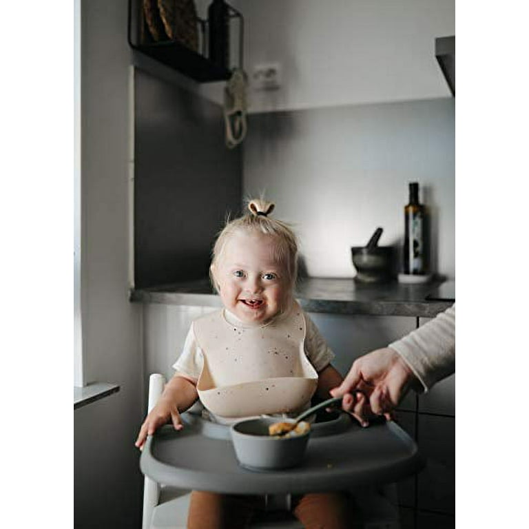 mushie Silicone Baby Feeding Spoons