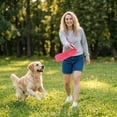 thumbnail image 4 of Dog Tug Toy – Long Interactive Pull Toy with Bungee Handle for Medium to Large Dogs,Training & Exercise Fun Pink, 4 of 6