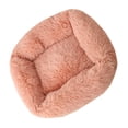 thumbnail image 2 of Cama para perros y gatos, cálida perrera, manta larga de felpa para dormir en invierno, casa para cachorros L rosa, 2 of 9