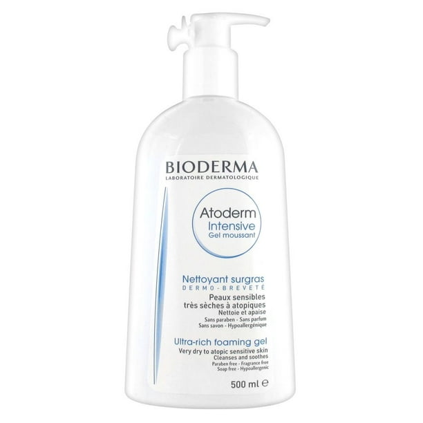 bioderma atoderm intensive gel de dus unt de shea pentru fata