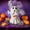 white, variant on Yika Halloween Decorations Cute Resin Ghost Statue Decorative Ornaments Spooky And Shelf Decoration Suitable For Home Office Halloween Party