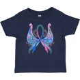 thumbnail image 3 of Inktastic Thyroid Cancer Awareness with Butterfly Ribbon Words Boys or Girls Baby T-Shirt, 3 of 5
