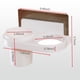 thumbnail image 5 of Soporte para secador de pelo, estante colgante para secador de pelo montado en la pared con organizador, estante de almacenamiento para tazas, secador de pelo sin perforación, alisador yeacher natural, 5 of 7