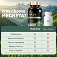 thumbnail image 5 of MEGNETA Liposomal NAD+ Supplement 1200mg with Trans Resveratrol - Boost NAD+ Levels, Energy & Anti-Aging Support - Vegan, 100 Capsules, 5 of 6