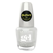 L.A. COLORS Glows Color Craze Gel Nail Polish, White