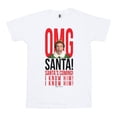 thumbnail image 1 of Elf Mens OMG Santa I Know Him T-Shirt, 1 of 4