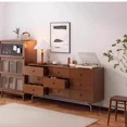 thumbnail image 4 of Gabinetes nórdicos Vintage de madera maciza, gabinetes de pie para dormitorio, almacenamiento en habitación, Vetrinette Da Esposizione, muebles para el hogar, 4 of 4