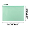 thumbnail image 1 of Rbaofujie Expandable File Folder Transparent Mesh Pencil Case Large-Capacity Pen Bag Cute Storage Pencil Bag for Student School Supplies Stationery Folders for Documents, 1 of 2