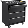 thumbnail image 3 of EastVita 24 Inch Rolling Tool Box 4 Drawer Tool Box with Wheels Sliding Drawers and Protective Liners with Locking System and Drawer Liners Tool Storage Cart for Garage Workshop, 3 of 7