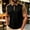 (Casual 337)Black, variant on Fashion Shirt for Men Summer Blouse Big & Tall Casual Mesh Turndown Collar Loose Tops Tees Tees Plus Size