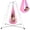 Pink&White, variant on G TALECO GEAR Sensory Swing with stand and Pod Swing, Sensory Chair Indoor and Outdoor, x-Shaped Swing Set for Backyard, Metal Hammock Chair Stand for Kids &Adults, 330LBS,Pink&White