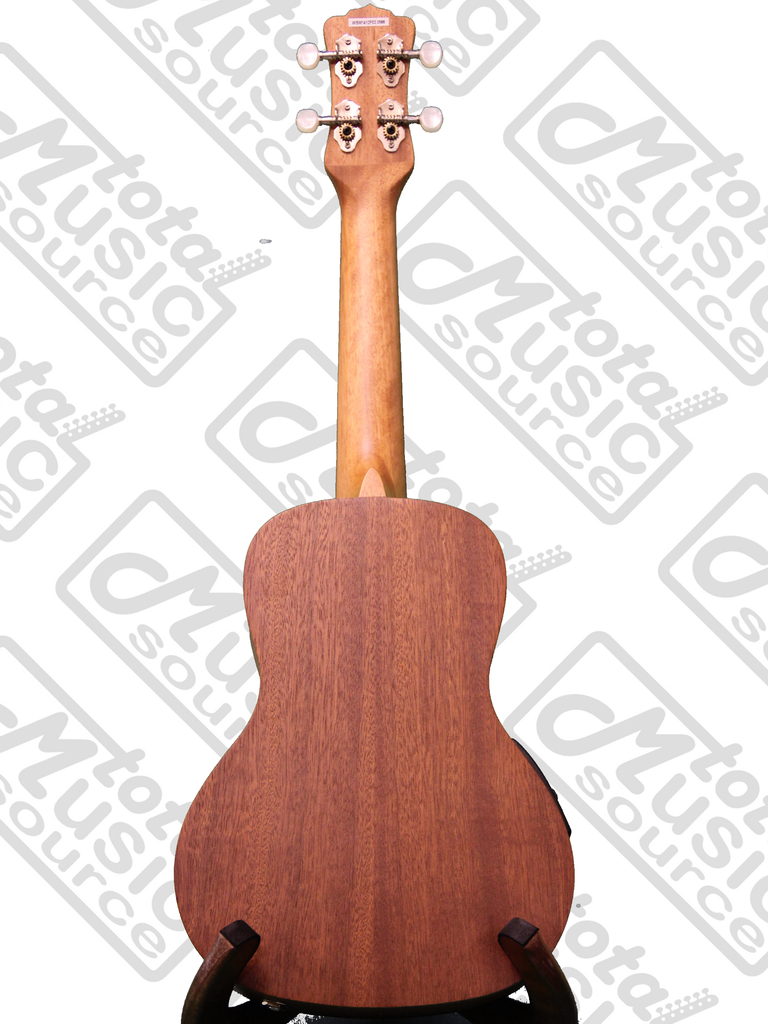 Luna Mahogany Series Maluhia Peace Acoustic-Electric Concert Ukulele W/Gigbag,Tuner & PC, UKE MALU EL PACK