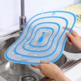 thumbnail image 4 of TidBay 4Pcs chopping blocks Frosted Non-slip Plastic Transparent Cutting Boards Breadboard for Kitchen, 4 of 8