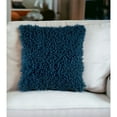 thumbnail image 5 of Blue Boho Textured Modern Down Throw Pillow, 5 of 5
