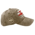 thumbnail image 5 of GrmtClth America 250th Anniversary Hat Patriotic Caps 1776-2026 Liberty Baseball Caps Honoring Veterans Gift Tribute Washed Hat Men and Women Khaki One Size, 5 of 5