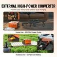thumbnail image 4 of KFFKFF Portable Air Compressor, 4500PSI/30Mpa | Equipped with External Converter, DC12V, AC115V | Absence of Oil & Water | Manual-Stop for Air Rifle, Paintball and Scuba Tank Compressor Pump, 4 of 9