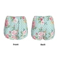 thumbnail image 5 of Xecao's Vintage Floral for a double-layer running short for women, perfect for gym, tennis, and more, featuring a convenient pocket., 5 of 9