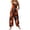 133#Red, variant on Women's Patchwork Dual Pocket Jumpsuit Loose Floral Print Bohemian Wide Leg Bib Overall Halloween