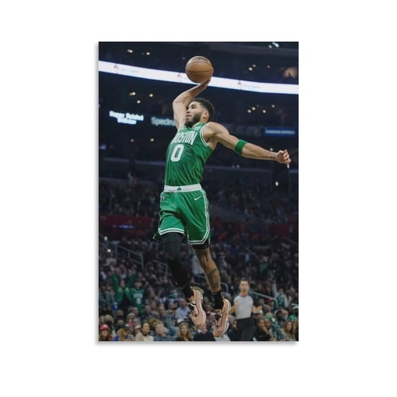 Jayson Tatum Poster Artworks Picture Print Poster Wall Art Painting Canvas Gift Decor Home Posters Decorative 16x24inch(40x60cm)