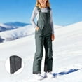 thumbnail image 2 of Breezora Kids Water-Resistant Snow Overalls Insulated Winter Ski Pants With Adjustable Features And Multiple Pockets For Cold Weather XL Size Grey, 2 of 9
