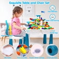thumbnail image 4 of Mesa de actividades OCATO Kids con silla y 152 piezas Marble Run 2-10Y, 4 of 7