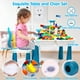 thumbnail image 4 of Mesa de actividades OCATO Kids con silla y 152 piezas Marble Run 2-10Y, 4 of 7