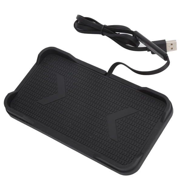 CARGADOR DE AUTOMÓVIL INALÁMBRICO INALÁMBRICO PAD DE CARGA NONSLIP 10W 7.5W ALMOHADILLA DE CARGADOR INALÁMBRICO RÁPIDO PARA AUTOMÓVIL