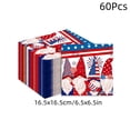 thumbnail image 3 of CaiTeLin 60 Count Patriotic Gnome Paper Napkin, Soft Absorbent 4th Of July Disposable, For Independence Day Memorial Day BBQ Party Decoration Home Indoor Outdoor Use Home Decoration Supply, 3 of 6