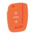 thumbnail image 1 of Funda de Llave de Coche de Silicona Naranja Roja Única para VW Golf 7 Variant para VW Polo 2G 6R 6C - Funda de Control Remoto de 3 Botones, 1 of 6