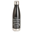 thumbnail image 2 of Dicksons God Fearing Man Worship Black 17 ounce Stainless Steel Screw Top Lid Sports Water Bottle, 2 of 3