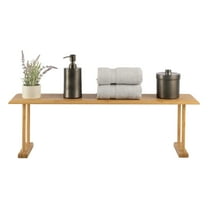 Lavish Home Bamboo Sink Shelf - Counter Organizer and Space-Saving Storage