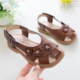 thumbnail image 4 of oqasdz Girls Sandals for Children Flat Espadrilles Lightweight Beach Play Shoes with Comfortable Sole Versatile Casual Summer, 4 of 4