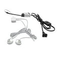 thumbnail image 1 of FSLiving 1W LED Mini Spotlight with Plug in Button Cable Silver Lampbody Cool White Light(6000K) for Accent Lighting Cartoon Jewelry Showcase Cabinet Lego Model - 1 Set with 2 Spotlights, 1 of 5