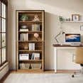 thumbnail image 4 of Tribesigns 74.4'' Tall Bookcase, 7 Tiers Wood Open Display Floor Bookshelf, 4 of 5