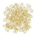 thumbnail image 1 of 100 piezas clips de papel clips clips multipropósito Fácil de usar notas clips clasificados suministros de oficina para documentos en casa personal Oro, 1 of 8
