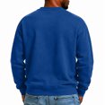 thumbnail image 4 of Trgacdwlo Mens Quarter Zip Fleece Sweatshirt Fuzzy Long Sleeve Pullover Men Solid Color Fall Winter Warm Sweatshirts Men with Pocket L, 4 of 6