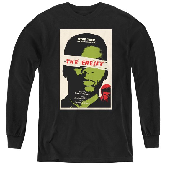 Star Trek - Tng Season 3 Episode 7 - Youth Long Sleeve Shirt - Small