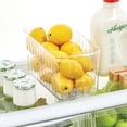 thumbnail image 3 of mDesign Plastic Food Cabinet Storage Organizer Container Bin - 4 Pack - Clear, 3 of 8