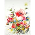 thumbnail image 2 of Johannesson, Karin 12x14 White Modern Wood Framed Museum Art Print Titled - Summer Garden One, 2 of 4