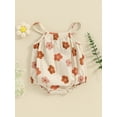 thumbnail image 3 of Gupgi Combinaisons de Bandage à Imprimé Floral d'Été pour Bébé Baby Girls, 3 of 8