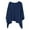 Dark Blue, variant on 3/4 Sleeve Cotton Linen Cardigans for Women Oversized Batwing Sleeved Blouses Lightweight Open Front Shrug Cardigan Breathable Plain Outerwear