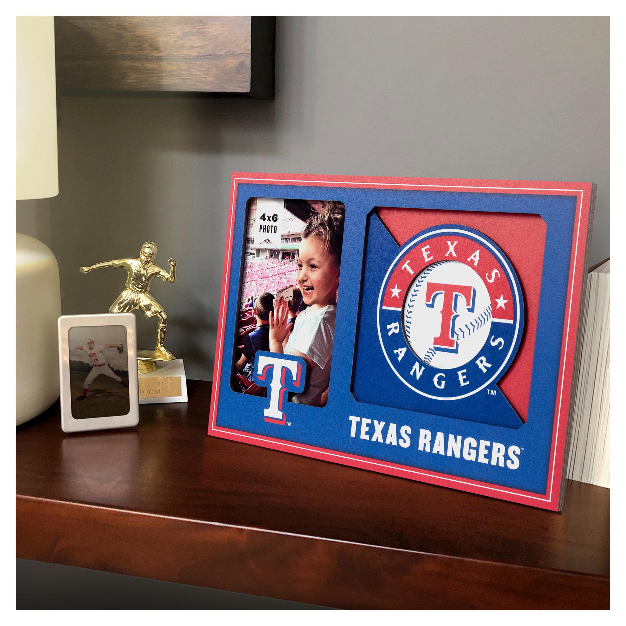 IDNA Texas Rangers 3D Logo Series Picture Frame